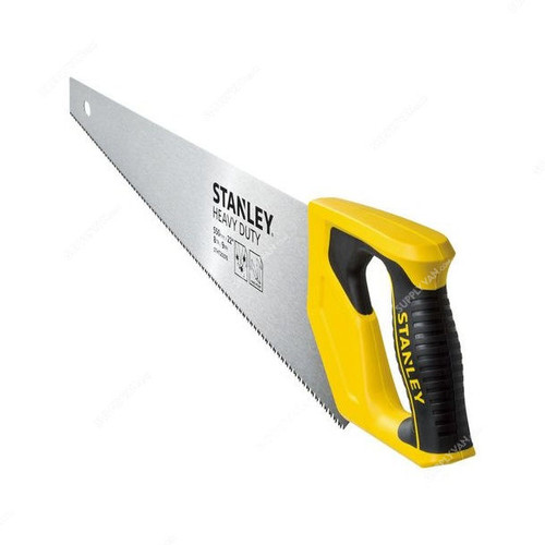 Stanley Heavy Duty Handsaw, STHT20376-LA, 550MM, Yellow/Silver