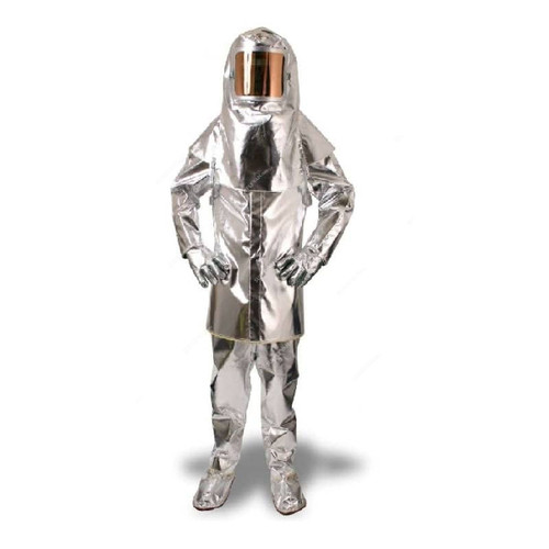 Bulldozer Fire Fighting Suit, TS-GFAS-1000, Free Size, Silver
