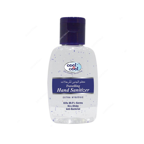 Cool and Cool Travelling Hand Sanitizer Refill Pack, Gel, 60ML