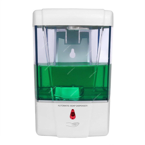 Mmat Automatic Liquid Soap Dispenser, MTG700, 700ML, White/Clear