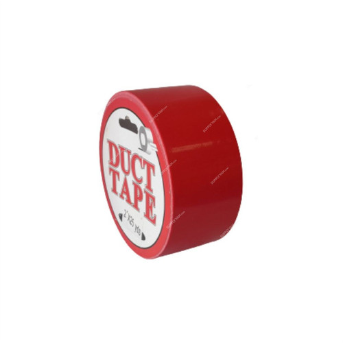 Red Color Duct Tape, 50MM Width x 25 Yards Length