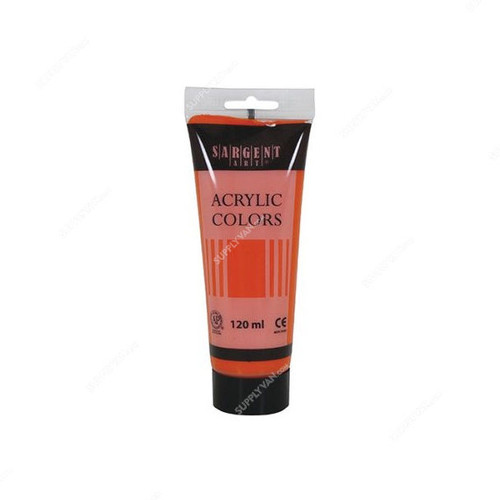 Sargent Art Acrylic Paint, SA23-0314, 120ml, Cadmium Orange Hue