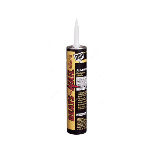 Dap All Purpose Construction Adhesive, 28 Oz, Grey