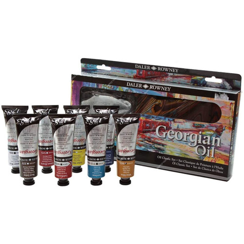 Daler Rowney Georgian Oil Color Classic Set, 111900400, 8 Pcs/Set