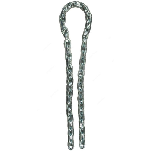 Master Lock Hardened Steel Chain, 8012EURD, 1.5 Mtrs x 6MM, Translucent