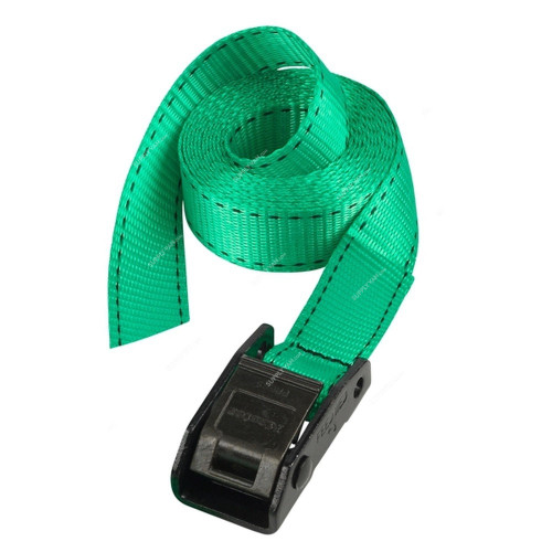 Master Lock Luggage Strap With Zamak Alloy Buckle, ML3112EURDATCOL, 5 Mtrs x 25MM, 150 Kg, Green