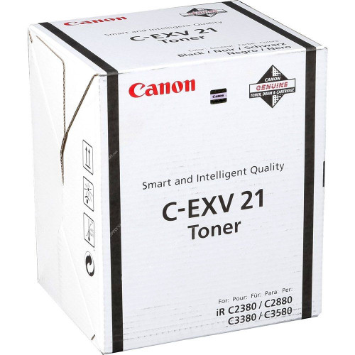 Canon Original Toner Cartridge, C-EXV21, 26000 Pages, Black