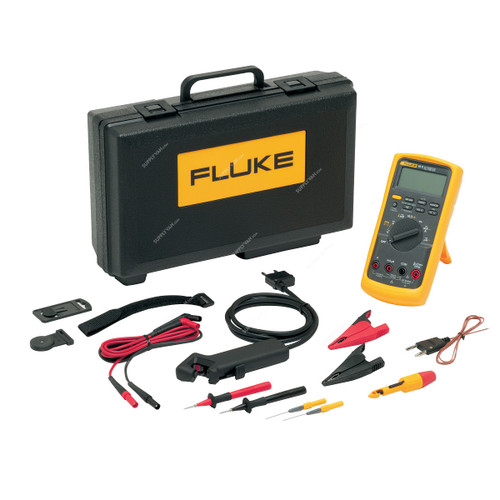 Fluke Deluxe Automotive Multimeter Combo Kit, 88-5-A-Kit, 1000V, 14 Pcs/Kit