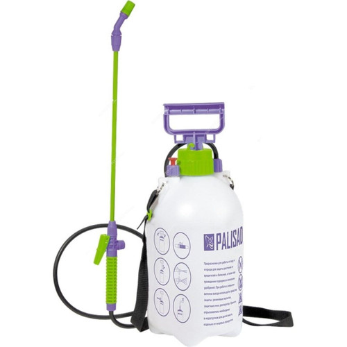 Palisad Garden Sprayer With Pump, Hose and Sprinkler, 647408, 1.2 Mtrs, 40 PSI, 5 Ltrs, Multicolor