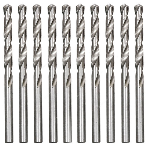 Mtx HSS Metal Drill Bit, 715159, Stainless Steel, Cylindrical Shank Type, 1.5MM, 10 Pcs/Pack