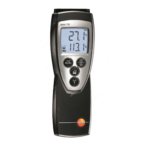 Testo Temperature Meter, 0560-1108, 110 Series, 9V, -50 to +150 Deg.C
