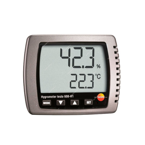 Testo Digital Thermo Hygrometer, 608-H1, 0 to 50 Deg.C