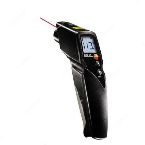 Testo Infrared Temperature Gun, 830-T1, 10:1, -30 to +400 Deg.C