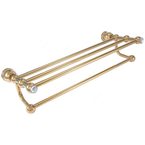 Hayta Towel Shelf, 1452101, Gold Colour, Brass