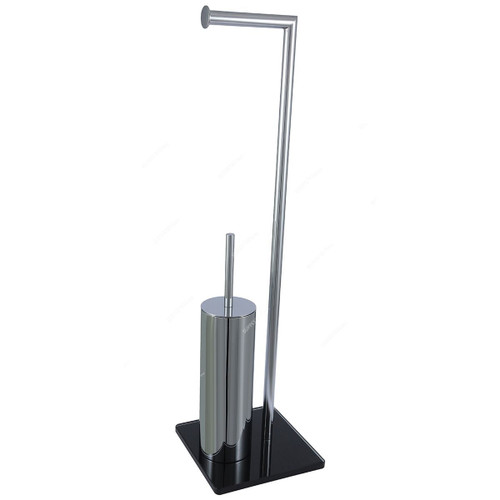 High Trend Standing Towel Bar, NN4061D, Silver Colour, Steel