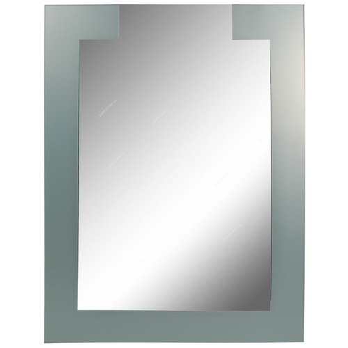 Argent Crystal Bathroom Mirror, YJ-617H, Rectangular