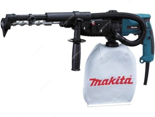 Makita SDS Plus Combination Hammer Drill with Dust Extraction, HR2432
