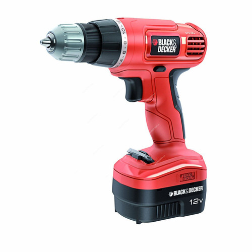 Black and Decker Cordless Drill Driver, EPC12CA-GB, 12V