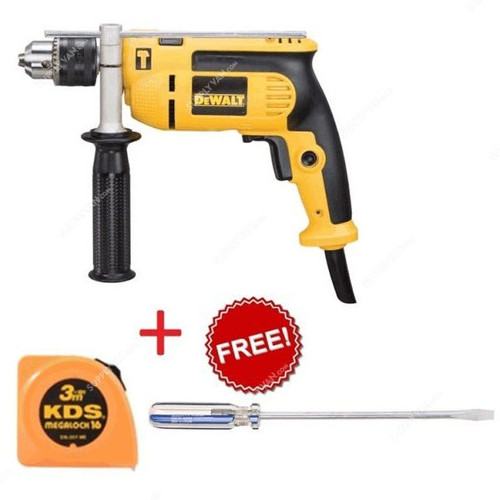 Dewalt Percussion Drill DWD024K w/Free 3Mtrs Tape and Screwdriver