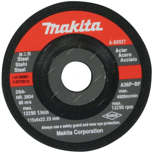 Makita Grinding Wheel, A-80896, WA36N, 230mm