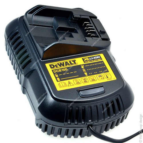 Dewalt Cordless Battery Charger, DCB105-QW, 10.8V-18V, 4A