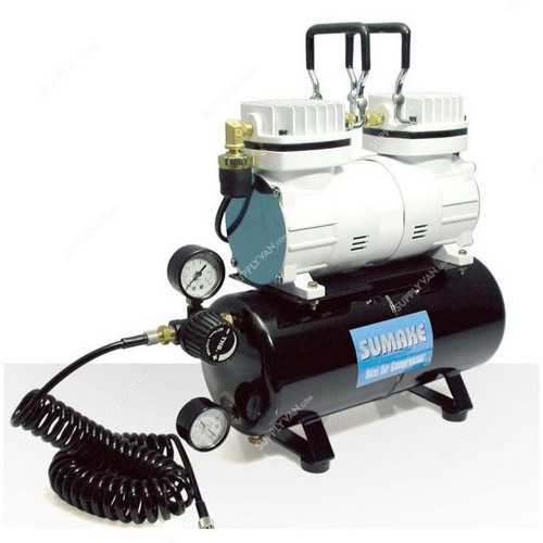 Sumake Air Compressor, MC-1103THRGM, 1/6 Hp, 3.5 Litres