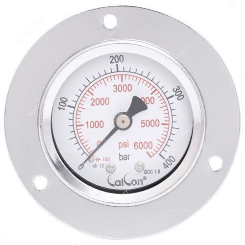 Calcon Pressure Gauge, CC10E, 50MM, 1/8 Inch, BSP, 0-400 Bar