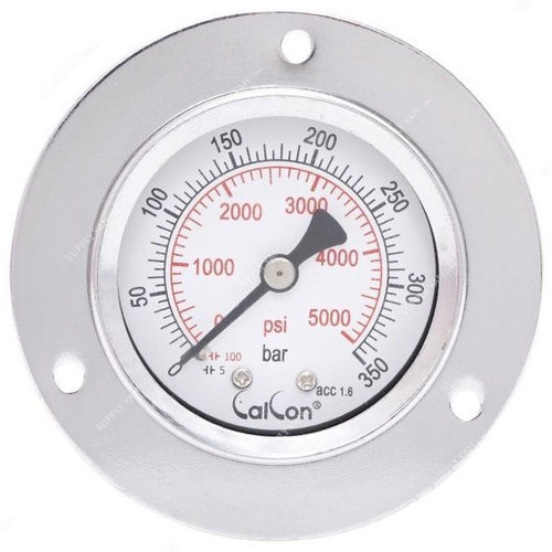 Calcon Pressure Gauge, CC10E, 50MM, 1/8 Inch, BSP, 0-350 Bar