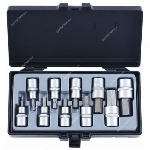 Force Hex Socket Bit Set, 4111, 10PCS