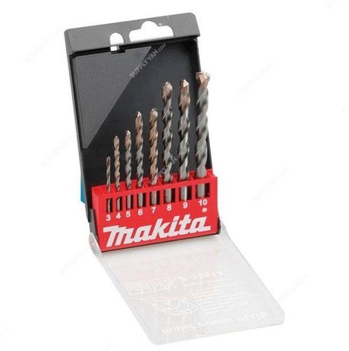 Makita Masonry Drill Bit Set, P-35514, 8PCS