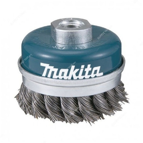 Makita Wire Cup Brush, D-24153, Twist Knot, 60MM