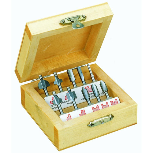 Proxxon Router Bit Set, 29020, 10 Pcs/Set