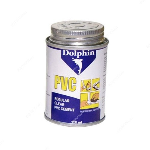 Dolphin UPVC Adhesive, 118ML, PK24