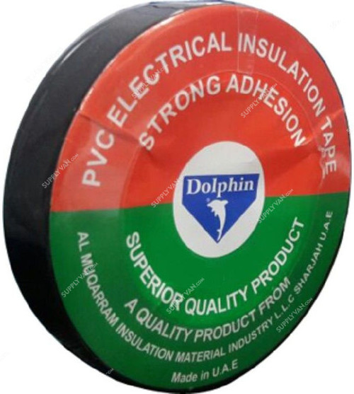 Dolphin Electrical Tape, 18MM, 9 Mtrs, PK500