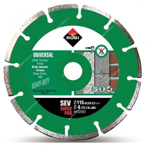 Rubi Diamond Blade, 032942, 115MM