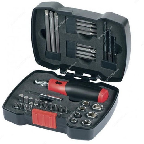 Black And Decker Ratchet Screwdriver And Socket Set, A7175-XJ, 43PCS