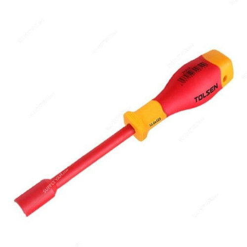 Tolsen Nut Screwdriver, V31207, 7MM Drive Size x 125MM Blade Length