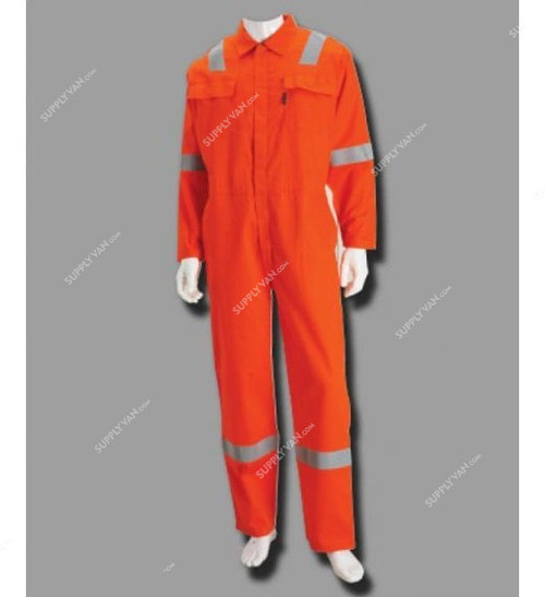 Taha Safety FR Coverall, Orange, XL