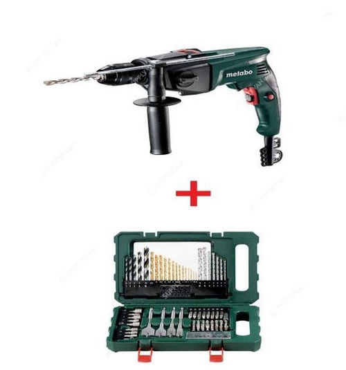 Metabo Impact Drill W/ Accessories Set, SBE-760+626708000, 760W