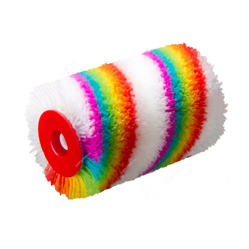 Beorol Paint Roller Cover, VQR45x90, Quattro, Rainbow