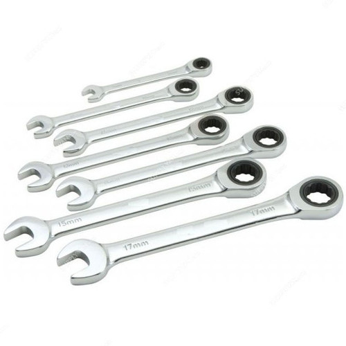 Vertex Ratchet Spanner Set, VXRWM-07, 7PCS