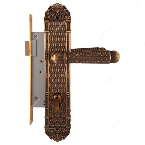 Fealty Door Lock, Zinc Alloy, Brown