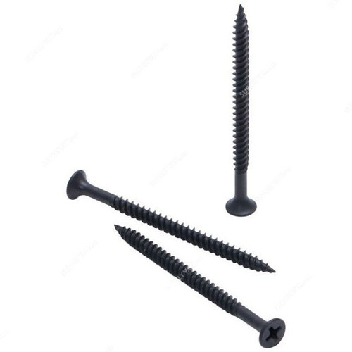 Total Tools Self Taping Drywall Screw, WJDS4205121, 4.2 x 51MM, Phillips, Black, Fine, PK120