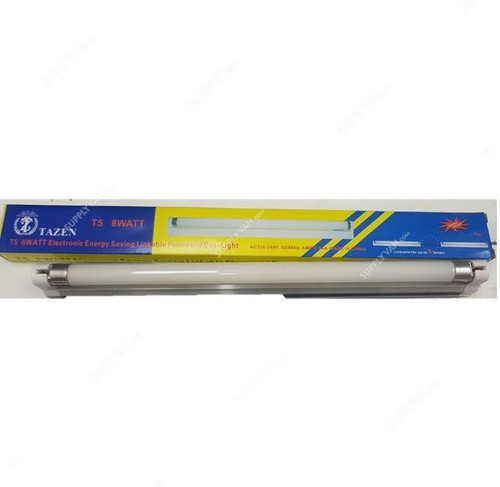 Tazen Tube Light With Fitting, ALT-FITT-T5-1-8, 8W, Day Light