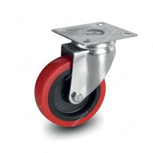 Swivel Plate Caster, 21075, Light Duty, 7.5CM, 55Kg