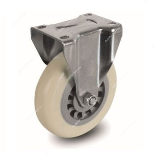 Fix Plate Caster, 31075, Medium Duty, 7.5CM, 80Kg