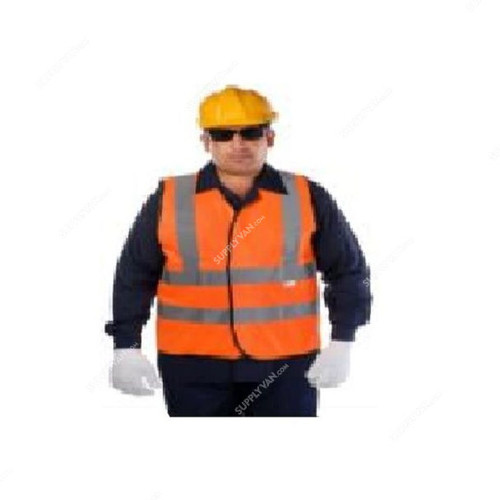 Safety Vest, FRA, 120GSM, XL, Orange
