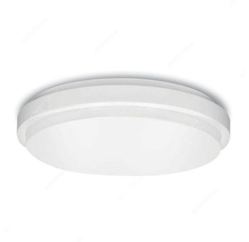 Ecolit LED Ceiling Light, EL3112W, Doom, 100-240VAC, 18W, 3000K