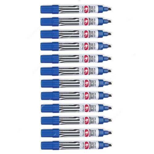 Pilot Permanent Marker, SC-B-L, Blue, PK12