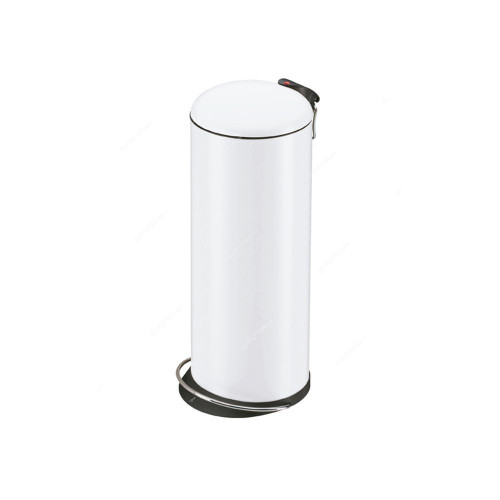 Hailo Pedal Waste Bin, HLO-0523-219, TopDesign L, 24 Litres, White